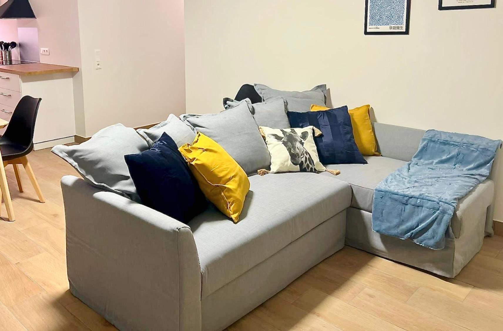Grand Appart Neuf Lumineux, Parking Gratuit, 10 Min Centre Estrasburgo Exterior foto